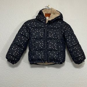 GAP Kids Dot Print Warmer Puff Zip Jacket